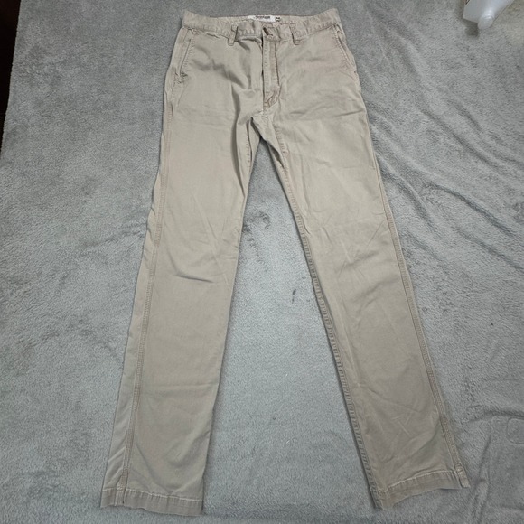 Mountain Khakis Tailored Slim Fit Khaki Pants Men's Tagged Size 32x34 Great Cond - Picture 1 of 8